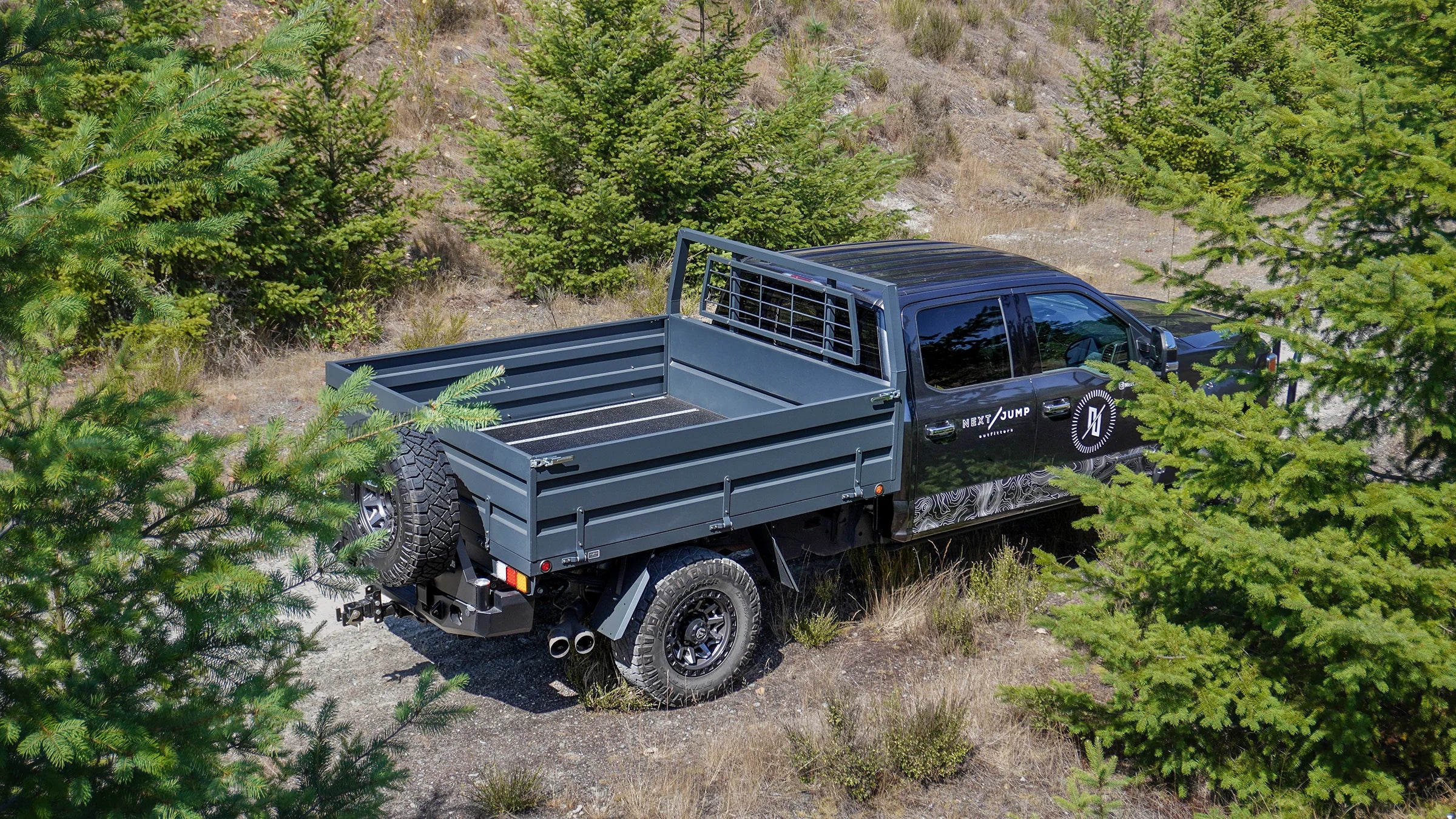 Next Jump Outfitters FSLB Overland Flatbed On Ford F350