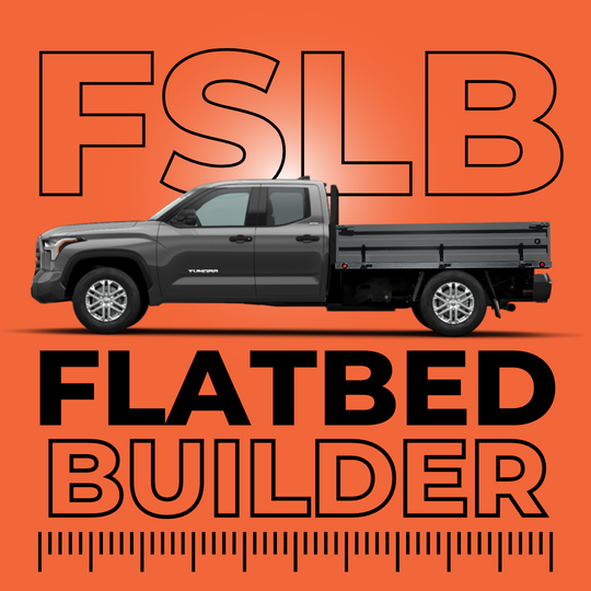 BUILDER Full-Size Long Aluminum Flatbed Truck