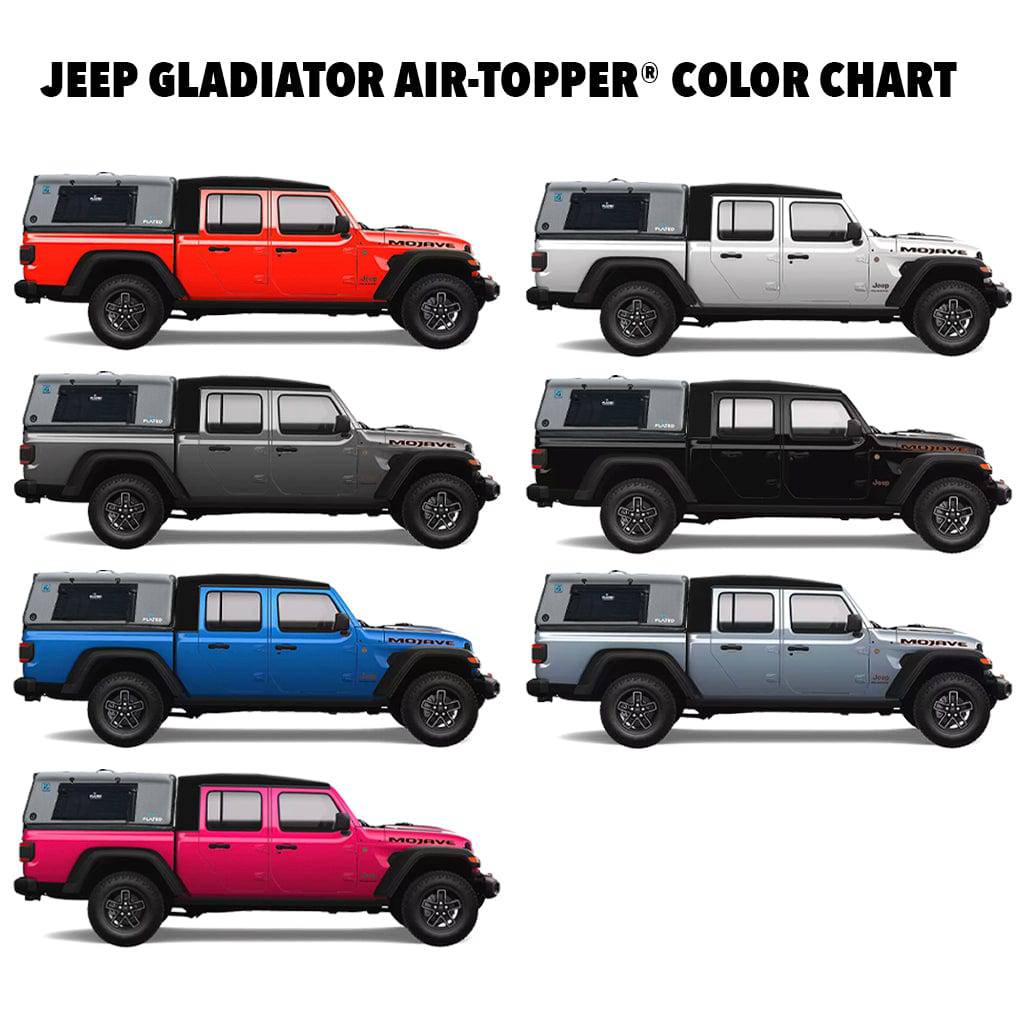 Flated Air-Topper CAP Inflatable Truck Topper - Air Topper CAP 5' Jeep Gladiator