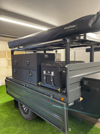 Full-Size Long Aluminum Overland Trailer