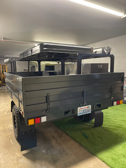 Full-Size Long Aluminum Overland Trailer