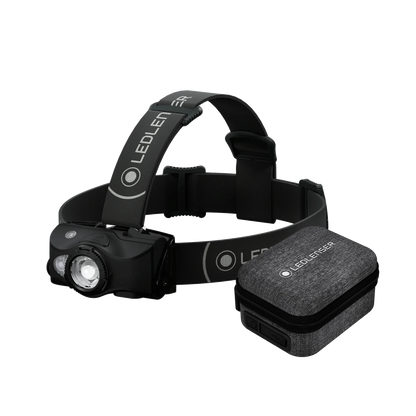 MH8 Black Headlamp and Powercase