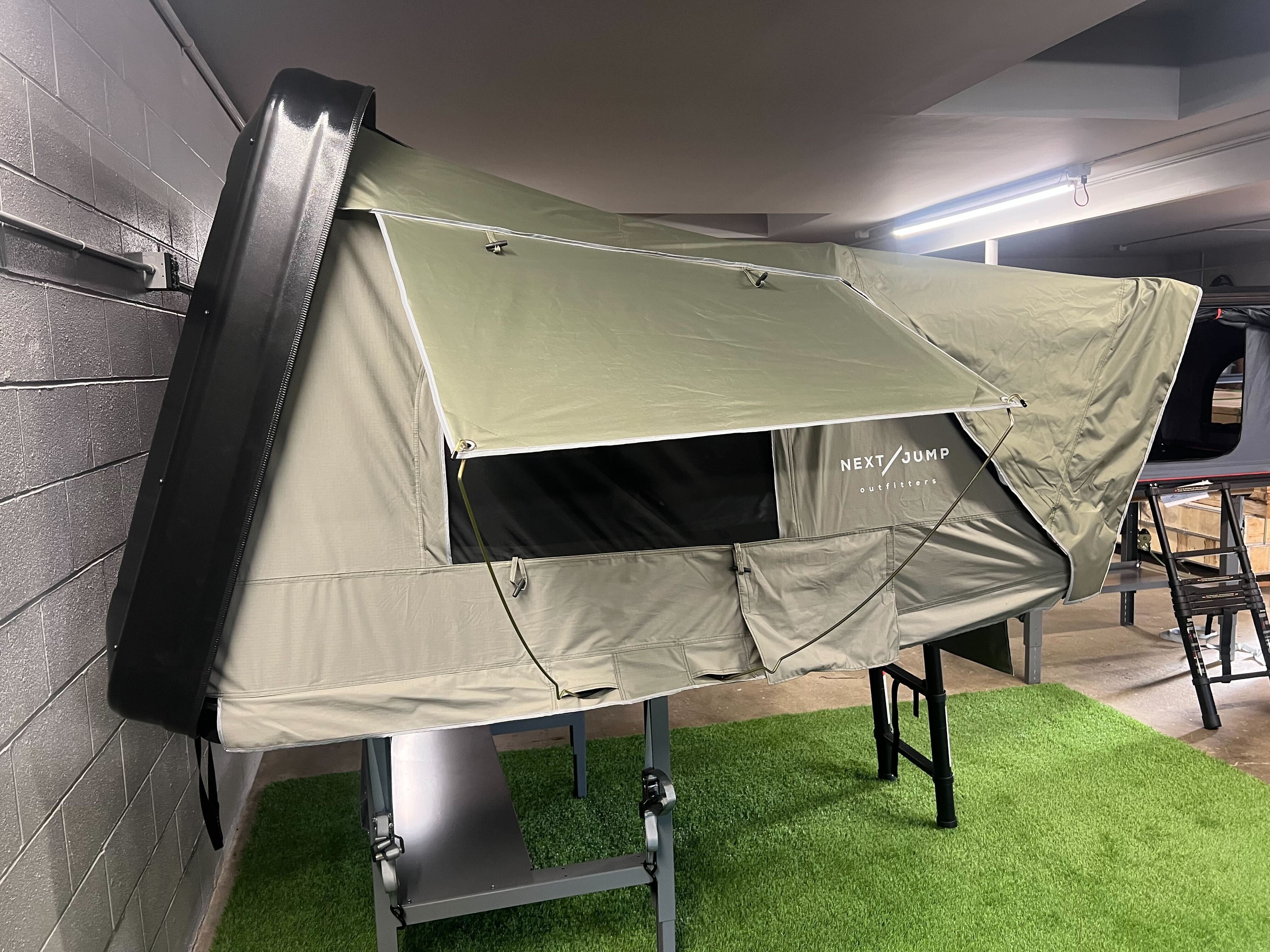 Next Jump Aluminum Fold-Out  Roof Top Tent (Sleeps 4) - No Sidewall Set / Installed (Parts & Labor)