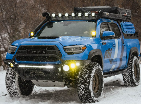 CBI Overland Bolt-On Rock Sliders- Tacoma 2016-2023