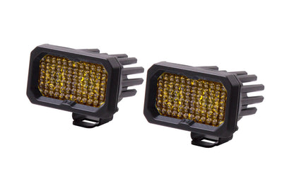 Diode Dynamics SSC2 SAE Yellow Pro Standard LED Pod (pair)