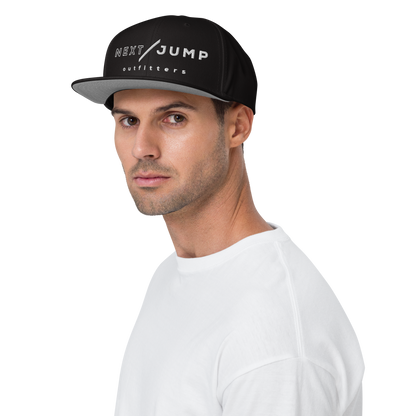 Next Jump Outfitters Snapback Trucker Cap Black