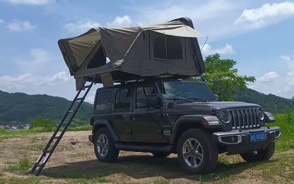 Next Jump Aluminum Fold-Out  Roof Top Tent (4-adults) - Next Jump Outfitters