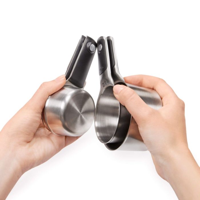 OXO 4-Piece Stainless Steel Measuring Cups Set - Next Jump Outfitters