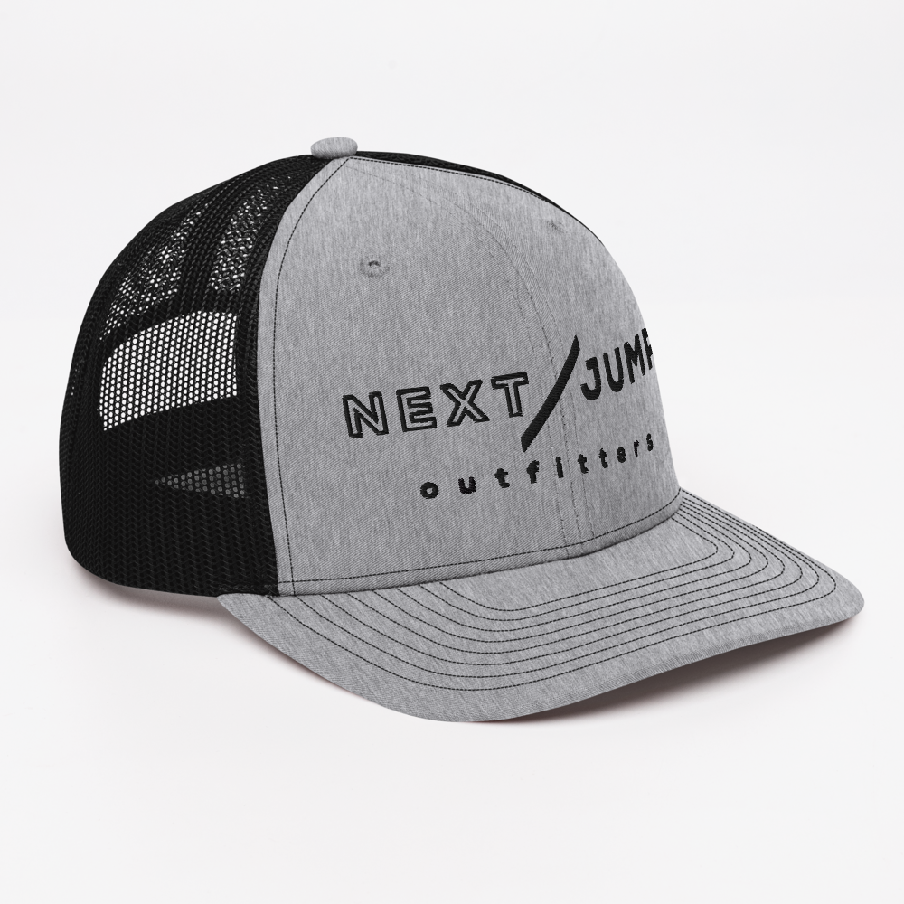 Next Jump Outfitters Mesh Trucker Cap Grey - Next Jump Outfitters