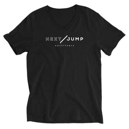 Next Jump Unisex Short Sleeve V-Neck T-Shirt - Next Jump Outfitters