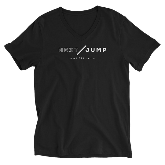 Next Jump Unisex Short Sleeve V-Neck T-Shirt - Next Jump Outfitters