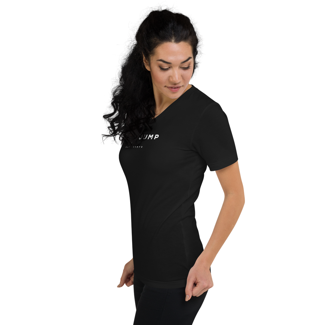 Next Jump Unisex Short Sleeve V-Neck T-Shirt - Next Jump Outfitters